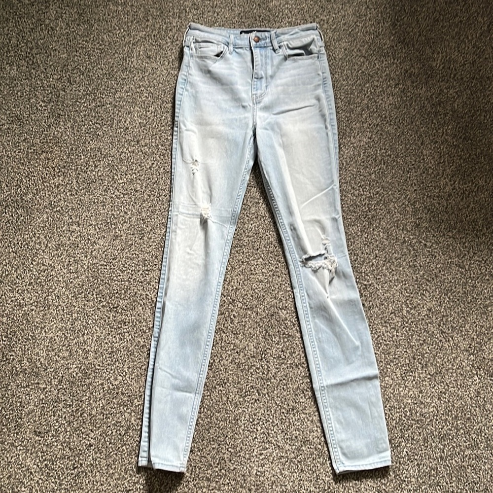 Ultra High Rise Super Skinny Jeans - Light Wash